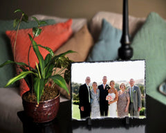 Customizable Slate Photograph - Handmade and Personalized Photo Plaque