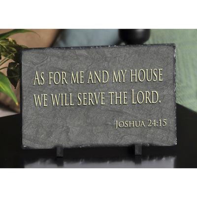 Handmade and Customizable Slate Religious Sign - Religious Quote Plaque - Sassy Squirrel Ink