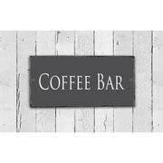 Handmade and Customizable Slate Home Sign - Coffee Bar Plaque - Sassy Squirrel Ink