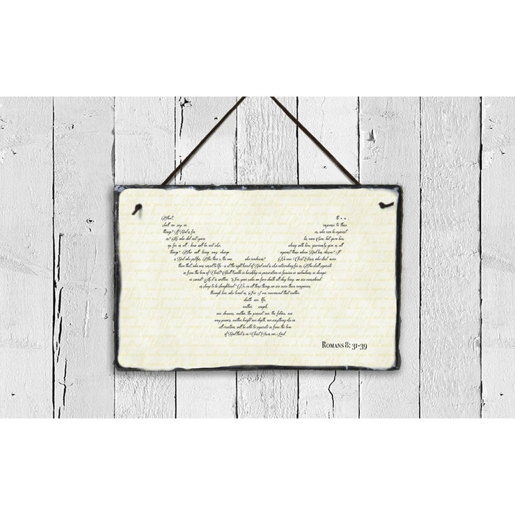 Handmade and Customizable Slate Bible Verse Sign - Dove Wings - Sassy Squirrel Ink
