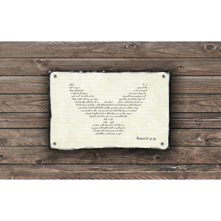 Handmade and Customizable Slate Bible Verse Sign - Dove Wings - Sassy Squirrel Ink