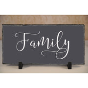 Handmade and Customizable Slate Home Sign - Family Plaque - Sassy Squirrel Ink