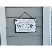 Beautifully Handcrafted and Customizable Slate Home Address Plaque. Improve the curb appeal of your property with this bespoke house sign.