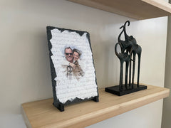 Customizable Slate Photograph - Handmade and Personalized Photo Plaque