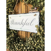 Handmade and Customizable Slate Home Sign - Thankful Plaque - Sassy Squirrel Ink