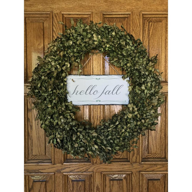 Handmade and Customizable Slate Home Sign - Hello Fall - Sassy Squirrel Ink