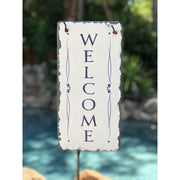 Handmade Slate Welcome Sign