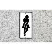 Handmade and Customizable Slate Bathroom Signs - Ladies and Gents - Sassy Squirrel Ink
