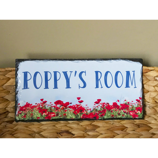 Handmade and Customizable Slate Home Sign - Girls Room Plaque - Sassy Squirrel Ink
