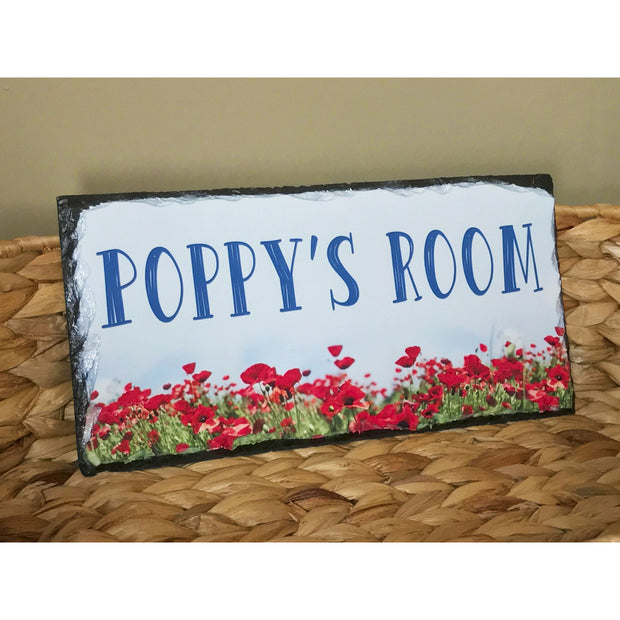 Handmade and Customizable Slate Home Sign - Girls Room Plaque - Sassy Squirrel Ink