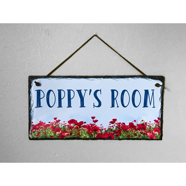 Handmade and Customizable Slate Home Sign - Girls Room Plaque - Sassy Squirrel Ink