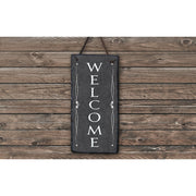 Handmade and Customizable Slate Welcome Sign - Sassy Squirrel Ink