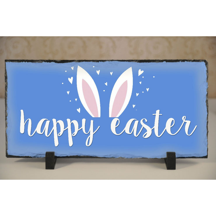 Handmade and Customizable Slate Easter Sign - Easter Bunny Ears - Sassy Squirrel Ink