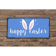 Handmade and Customizable Slate Easter Sign - Easter Bunny Ears - Sassy Squirrel Ink