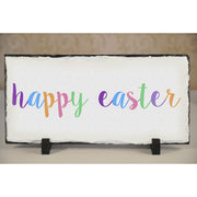 Handmade and Customizable Slate Easter Sign - Happy Easter - Sassy Squirrel Ink